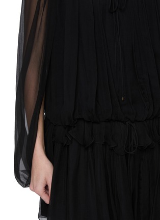  - CHLOÉ - Silk Mini Cape Dress
