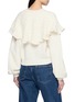 Back View - Click To Enlarge - CHLOÉ - Capelet Layered Wool Cashmere Knit Cardigan