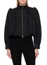 CHLOÉ High Neck Puffed Sleeve Bubble Hem Jacket