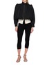 Figure View - Click To Enlarge - CHLOÉ - High Neck Puffed Sleeve Bubble Hem Jacket