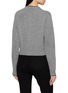 Back View - Click To Enlarge - CHLOÉ - Heart Motif Logo Wool Cashmere Knit Cardigan