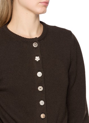  - BARRIE - Mismatch Buttons Cotton Cashmere Cardigan