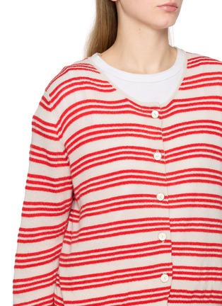  - BARRIE - Striped Knit Cardigan