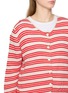 - BARRIE - Striped Knit Cardigan