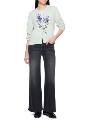 Figure View - Click To Enlarge - BARRIE - Shift Pattern Cashmere Knit Cardigan