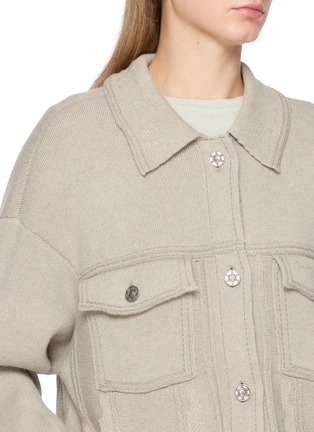  - BARRIE - Oversized Light Wash Denim Jacket