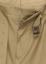  - DRIES VAN NOTEN - Belted Pleated Cotton Pants