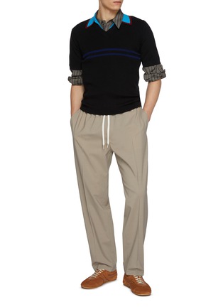 Figure View - Click To Enlarge - DRIES VAN NOTEN - Fairilse Molar Wool Polo Shirt