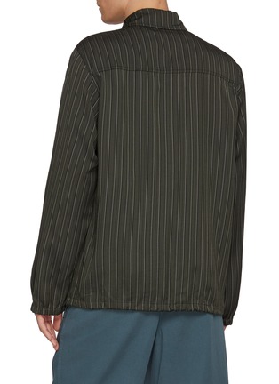 Back View - Click To Enlarge - DRIES VAN NOTEN - Fluid Striped Vorries Shirt