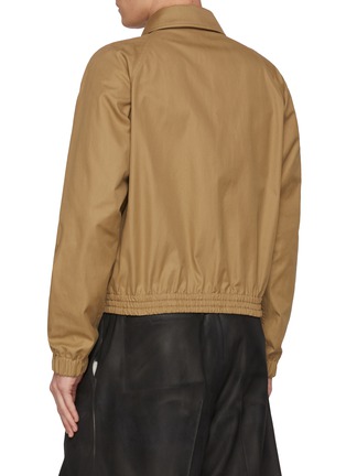 Back View - Click To Enlarge - DRIES VAN NOTEN - Reversible Cotton Zip Up Jacket