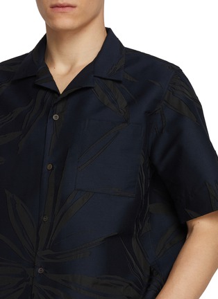  - DRIES VAN NOTEN - Tonal Floral Printed Cotton Blend Shirt