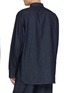 Back View - Click To Enlarge - DRIES VAN NOTEN - Croom Dark Wash Denim Shirt