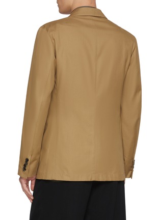 Back View - Click To Enlarge - DRIES VAN NOTEN - Balto Double Breasted Cotton Blazer