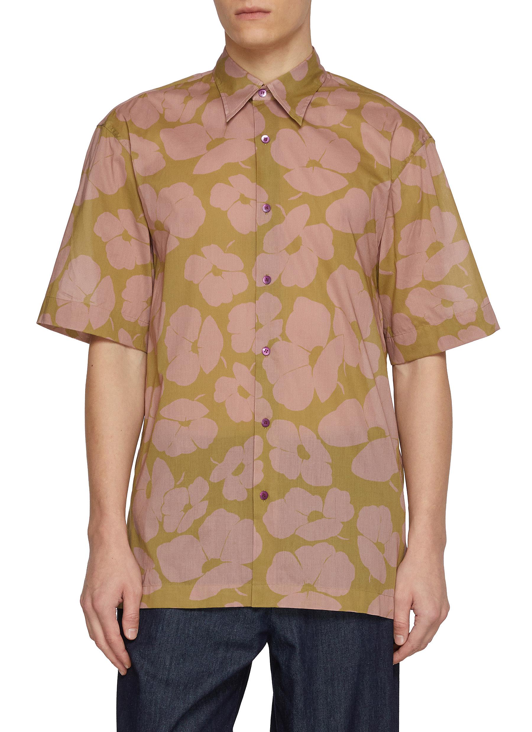 DRIES VAN NOTEN | Cassidye Poppy Floral Printed Cotton Voile Shirt