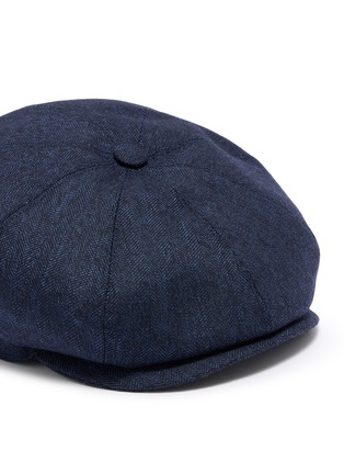 Detail View - Click To Enlarge - BORSALINO - Cesare Wool Flat Cap