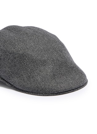 Detail View - Click To Enlarge - BORSALINO - Pargi Wool Blend Flat Cap