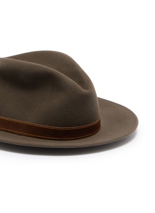 Detail View - Click To Enlarge - BORSALINO - Country Rabbit Fur Felt Hat