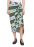 Main View - Click To Enlarge - DRIES VAN NOTEN - Hunam Ruched Cotton Midi Skirt