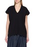 DRIES VAN NOTEN Hena V-Neck Cotton T-Shirt