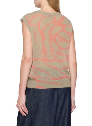 Back View - Click To Enlarge - DRIES VAN NOTEN - Toffee Knit Vest