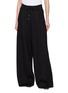 DRIES VAN NOTEN Hadium Drawstring Wide Leg Cotton Pants