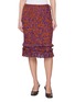 DRIES VAN NOTEN Scotts Dotted Squiggle Print Midi Skirt