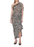 Figure View - Click To Enlarge - DRIES VAN NOTEN - Dina Dotted Squiggle Print Dress