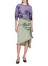 Figure View - Click To Enlarge - DRIES VAN NOTEN - Floral Polka Dot Knit Sweater