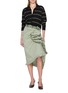 Figure View - Click To Enlarge - DRIES VAN NOTEN - Sina Ruffled Cotton Midi Skirt