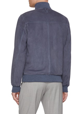 Back View - Click To Enlarge - VALSTAR - Valstarino Flap Pocket Lined Suded Jacket