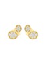 LC COLLECTION JEWELLERY 18K Gold DIamond Stud Earrings