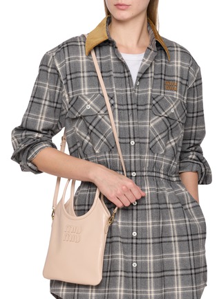 Front View - Click To Enlarge - MIU MIU - Small Ivy Leather Bag