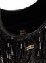 Detail View - Click To Enlarge - MIU MIU - Ivy Crystal Sequin Fringe Satin Handbag