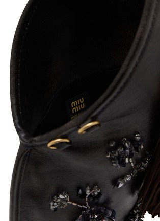 Detail View - Click To Enlarge - MIU MIU - Tassel Leather Tote Bag