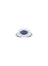 LC COLLECTION JEWELLERY Floral 18K White Gold Diamond Sapphite Ring — US 6.5