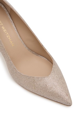 Detail View - Click To Enlarge - STUART WEITZMAN - Eva 75 Glitter Pumps