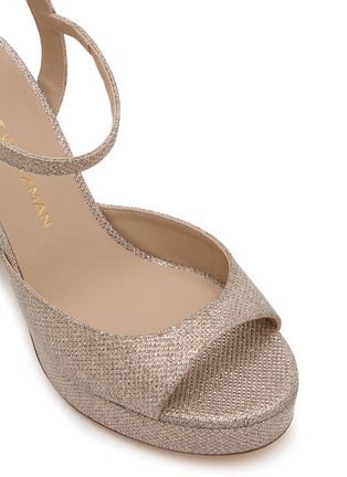 Detail View - Click To Enlarge - STUART WEITZMAN - Danya II 110 Glitter Platform Sandals