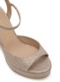 Detail View - Click To Enlarge - STUART WEITZMAN - Danya II 110 Glitter Platform Sandals