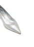 Detail View - Click To Enlarge - STUART WEITZMAN - Eva 35 Metallic Leather Pumps