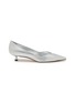 STUART WEITZMAN Eva 35 Metallic Leather Pumps