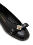 Detail View - Click To Enlarge - STUART WEITZMAN - Patent Leather Flat Ballerinas
