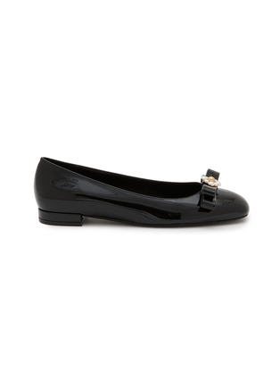 Main View - Click To Enlarge - STUART WEITZMAN - Patent Leather Flat Ballerinas