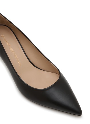 Detail View - Click To Enlarge - STUART WEITZMAN - Stuart Power 50 Smooth Leather Pumps