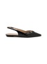 STUART WEITZMAN Georgie Patent Leather Slingback Skimmers