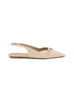 Main View - Click To Enlarge - STUART WEITZMAN - Georgie Patent Leather Slingback Skimmers