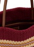 Detail View - Click To Enlarge - MIU MIU - N/S Woven Stripe Shopper Bag