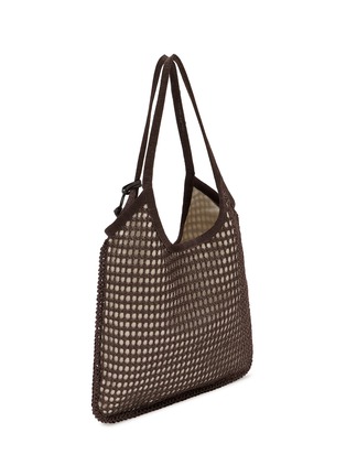 Detail View - Click To Enlarge - MIU MIU - Ivy Vertical Cotton Crochet Tote Bag