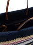 Detail View - Click To Enlarge - MIU MIU - E/W Woven Stripe Shopper Bag