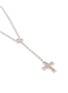 Detail View - Click To Enlarge - EMANUELE BICOCCHI - Large Notre-Dame Cross Beaded Sterling Silver Rosary Necklance