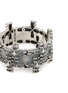 Detail View - Click To Enlarge - EMANUELE BICOCCHI - Notre-Dame Sterling Silver Cross Double Band Ring